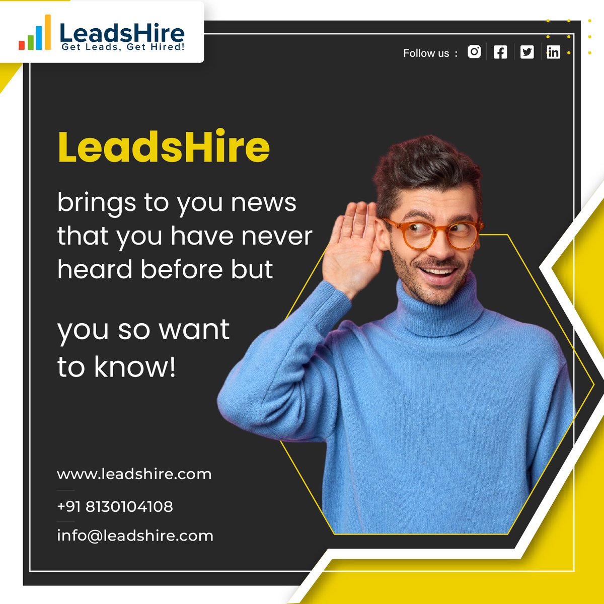 LeadsHire | Get Leads, Get Hired! tweet media