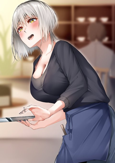 行きつけ喫茶店のバイトちゃん44
「お待たせしましたー!」 