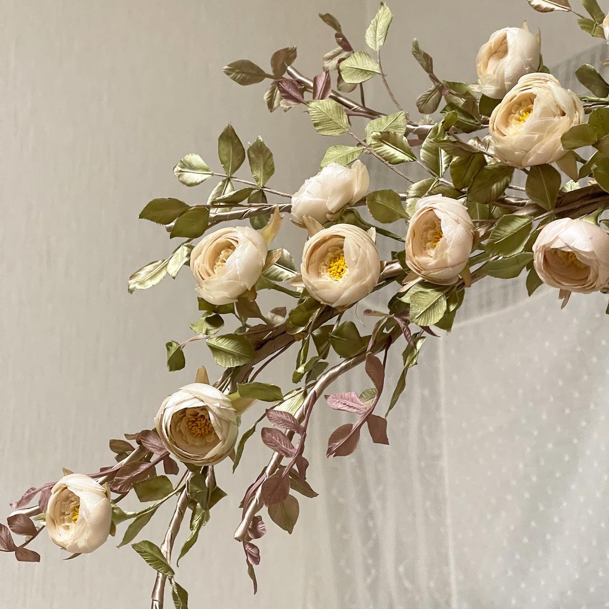 ロシアの布花の本 染め花 そめ花 アートフラワー 革の花 ハンドメイド本