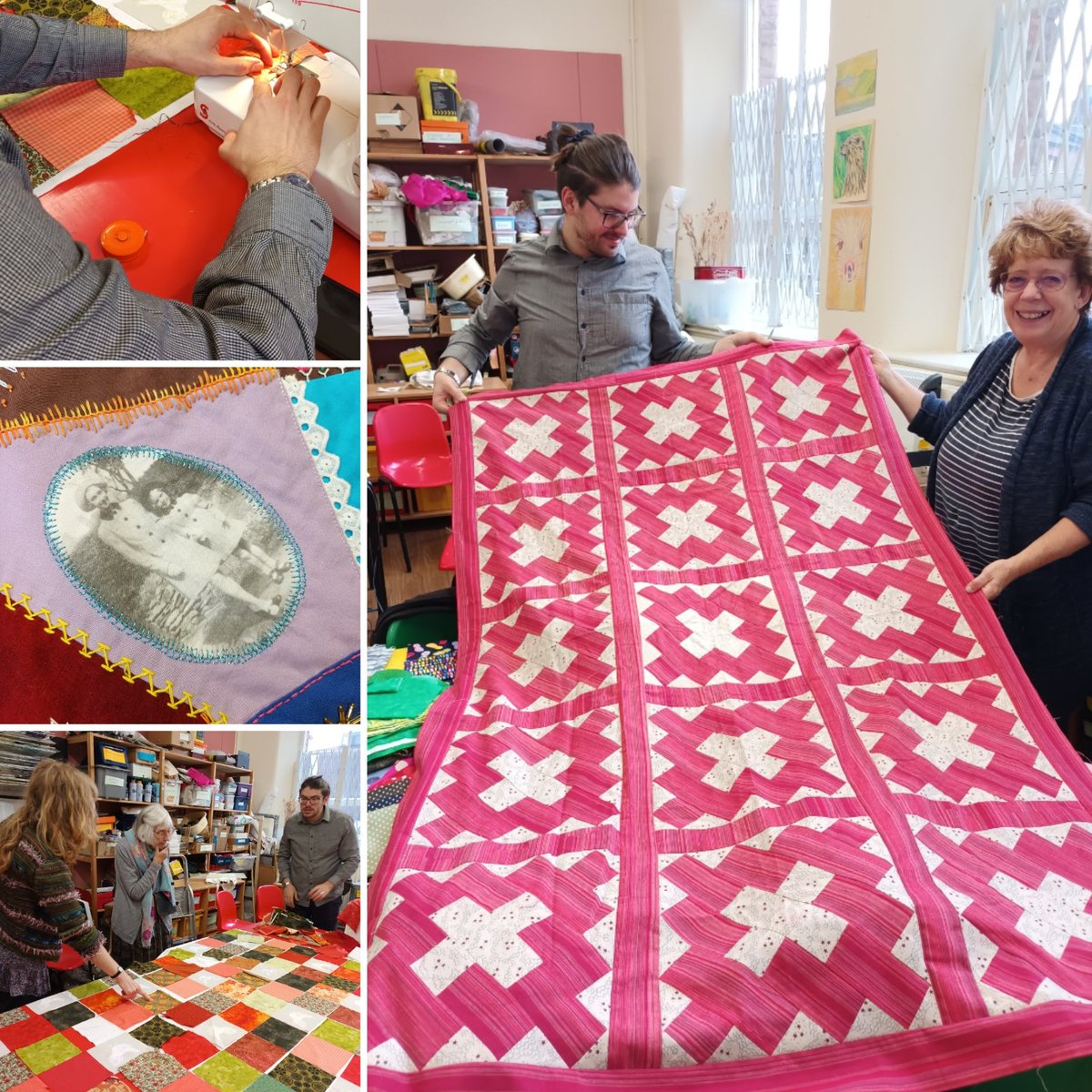 silkmuseummacc's tweet photo. Our Quilts for Careleavers team are doing great things in their Saturday sessions. These quilts will find homes with young people leaving institutional care this winter. #quilting https://t.co/6Ft5wmwxkv