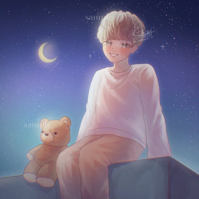 「night sky shirt」 illustration images(Latest)｜21pages