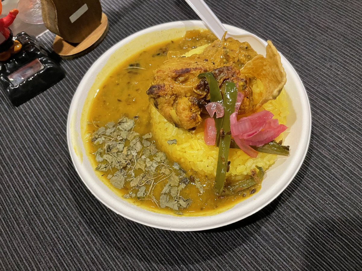1005Nakahara's tweet photo. 今月の #仙人カリー
ウイスキー風味が。。。
迷子になった😅
味は美味しいでーす❤️
#BrightMoon #EntertainmentBar
#大阪市中央区 #東心斎橋
#心斎橋駅 #長堀橋駅
#mrchildren #ミスチル
#mrchildren推しのマスター https://t.co/hrobkog8aN