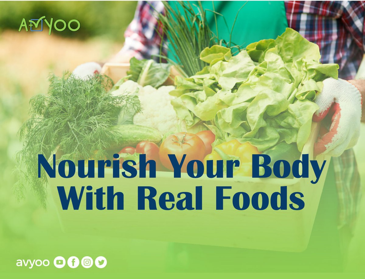 AvyooA's tweet photo. #healthtips #avyoo
Nourish Your #Body With Real Foods ✅
The simplest and most effective way to #eat #healthy is to focus on real foods. Choose unprocessed, whole #foods that resemble what they look like in #nature.
📲 Join us 👉 https://t.co/E5gUb4OnSS
#apppoll #Free #app https://t.co/l4dK1MSxhz