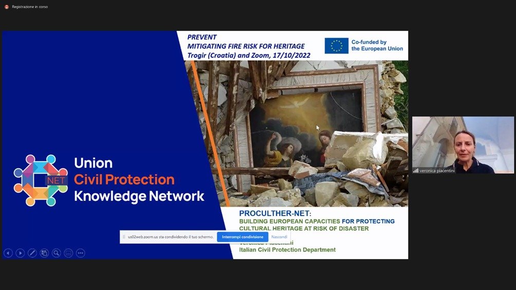 Thanks @FAR_ICCROM, Ministry of Culture and Media of Croatia and City of Trogir for this great opportunity to advocate for building European capacities for protecting Cultural Heritage at risk of disaster. #PROCULTHERNET at Prevent-International Symposium on Mitigating Fire Risk