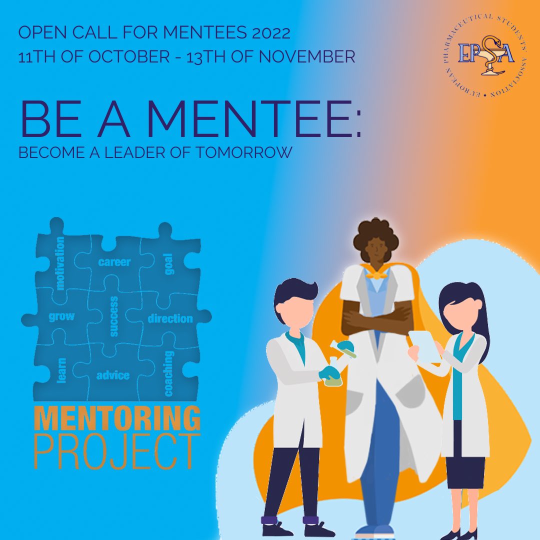 EPSA_Online's tweet photo. 📣 Open Call for Mentees for EPSA Mentoring.
💡 Our Mentoring Project has 34 Mentors who will gladly mentor this year's Mentees and help them develop both personally and professionally.
⚠️ Don't miss your chance!
https://t.co/5e521z7olT https://t.co/18CKD1eXNg