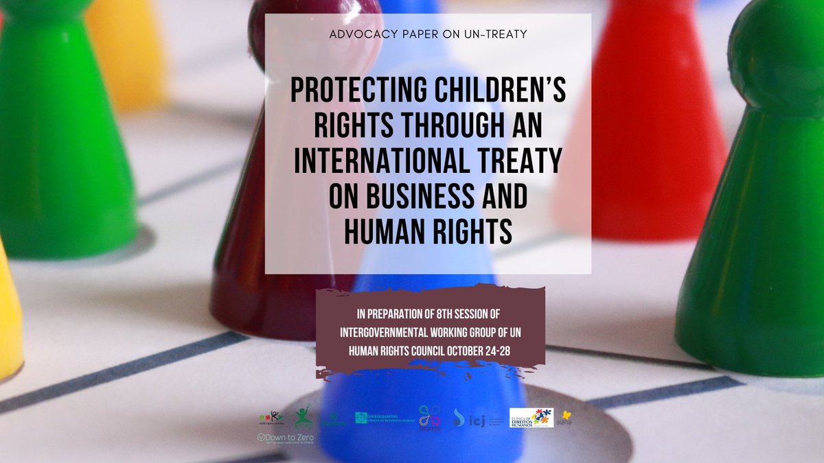 dkaaustria's tweet photo. In preparation of 8th session of the intergovernmental working group of the @UN_HRC October 24-28: Analysis on a child rights based-approach to the legally binding instrument on business and human rights. https://t.co/M2MsTUMbNs #untreaty #DueDiligence @ICJ_org https://t.co/io3BZD01Et