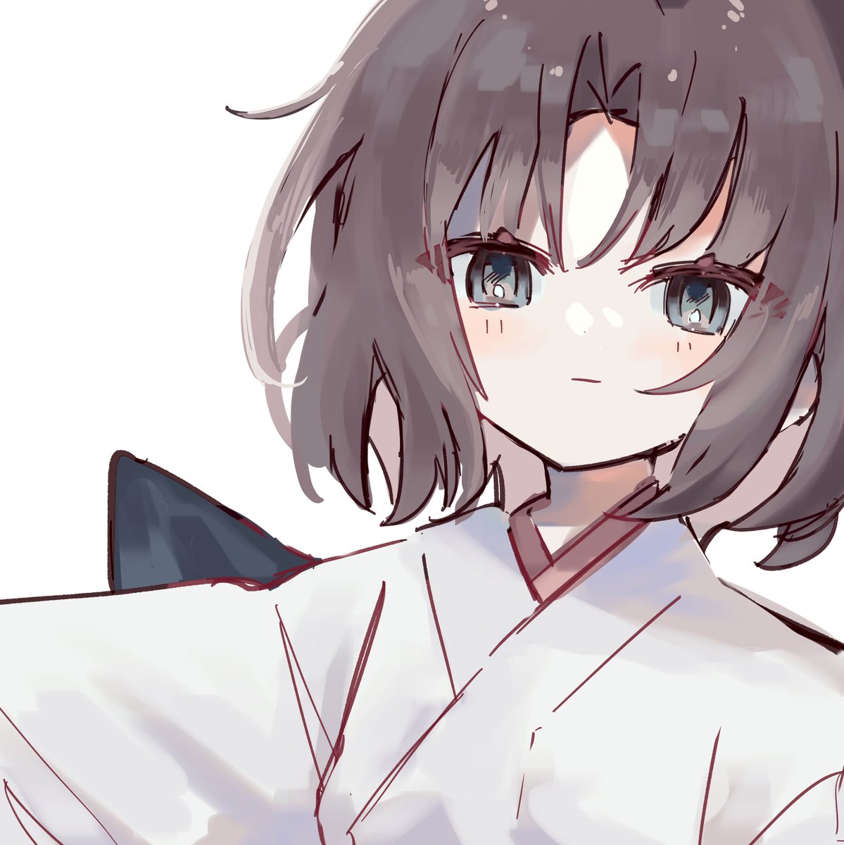 両儀式(空の境界) 「 」|の・あみゅるのイラスト