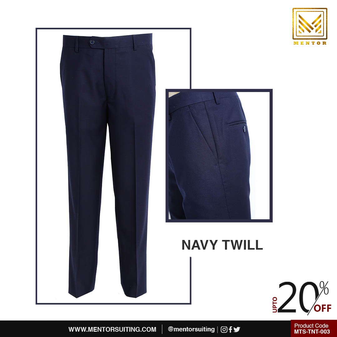 MentorSuiting's tweet photo. Premium Trousers For Men's

Product Code- MTS-TNT-003

Colour : NAVY TWILL

Upto 20% OFF
Browse the collection in online.

Book your appointment now.
Ph: +92 304 9976670

Or visit our website:
https://t.co/p1A7TKOp5N

#Mentorsuiting #mensuit #trousers #mens https://t.co/mapWsnkz8x