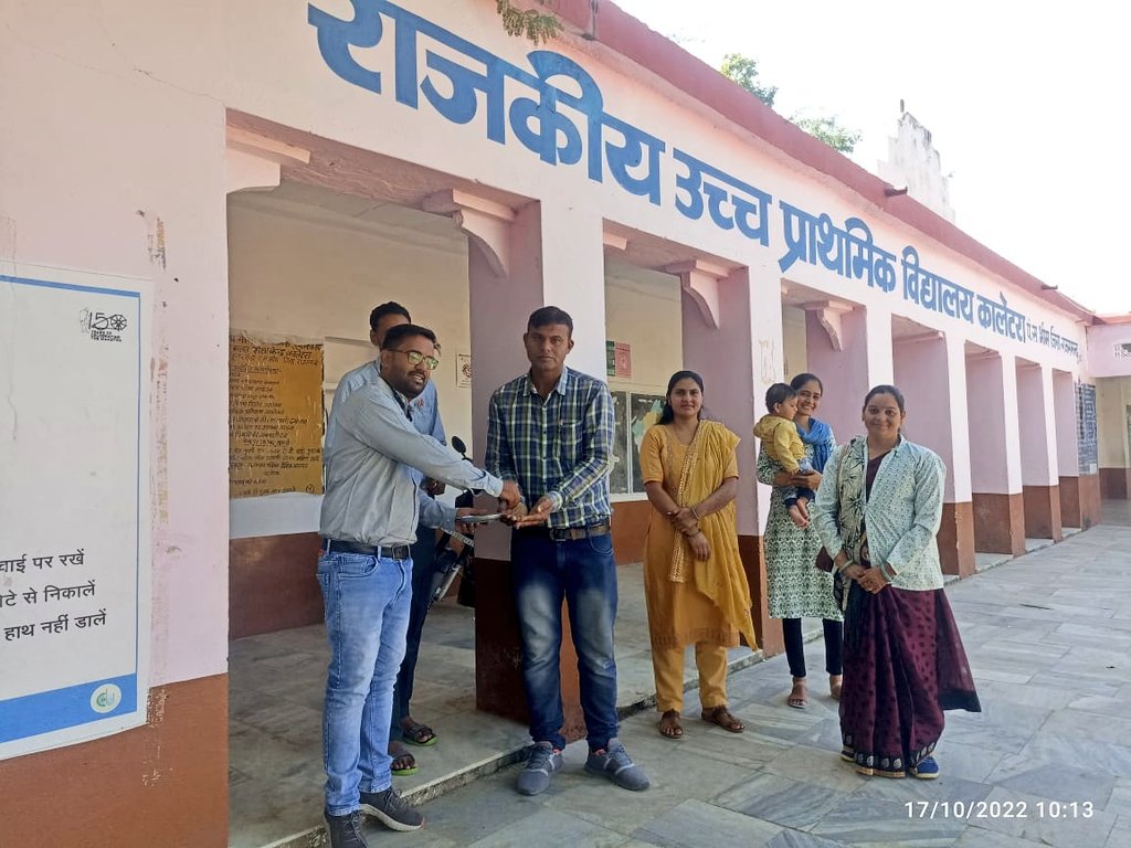 <a href="/zeerajasthan_/">ZEE Rajasthan</a> <a href="/TheUpenYadav/">Upen Yadav (मोदी का परिवार)</a> <a href="/RajGovOfficial/">Government of Rajasthan</a> <a href="/Lalitverma510/">lalit kumar</a> अजमेर भीम ब्लॉक में साथी पीले चावल बांट कर अपने साथियों को जोड़ रहे हैं।
पूरे राजस्थान के साथियों में जबरदस्त जोश और उत्साह है। तो परिणाम सुखद होंगे
#3rdG_Transfer_Strike_19Oct

<a href="/RajCMO/">CMO Rajasthan</a>
<a href="/Sumitkumaar_/">Sumit Subhash Gupta ( Zee Media )</a> <a href="/dsrajpurohit291/">Doonger Singh</a> <a href="/tribhuvun/">Tribhuvan</a> <a href="/HansrajMeena/">Hansraj Meena</a> <a href="/manojpehul/">MANOJ SHARMA/ मनोज शर्मा</a> <a href="/Rakesh1Tr/">राजस्थान शिक्षक संघ एकीकृत</a> <a href="/rpbreakingnews/">Rajasthan Patrika</a>