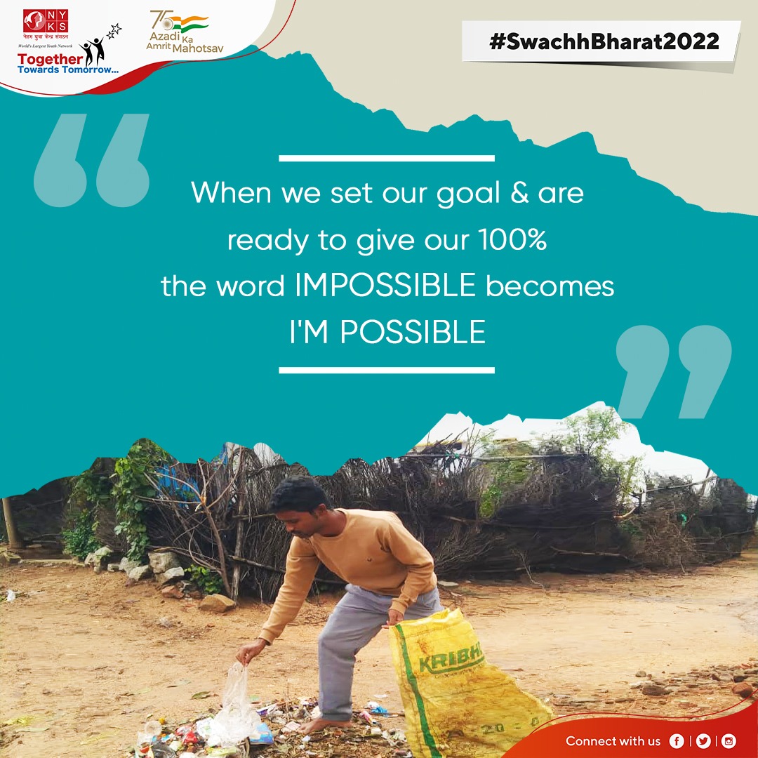 MYBharatHQ's tweet image. Nyks joins with the locals to take the Clean India drive #SwachhBharat2022  #CleanIndia2