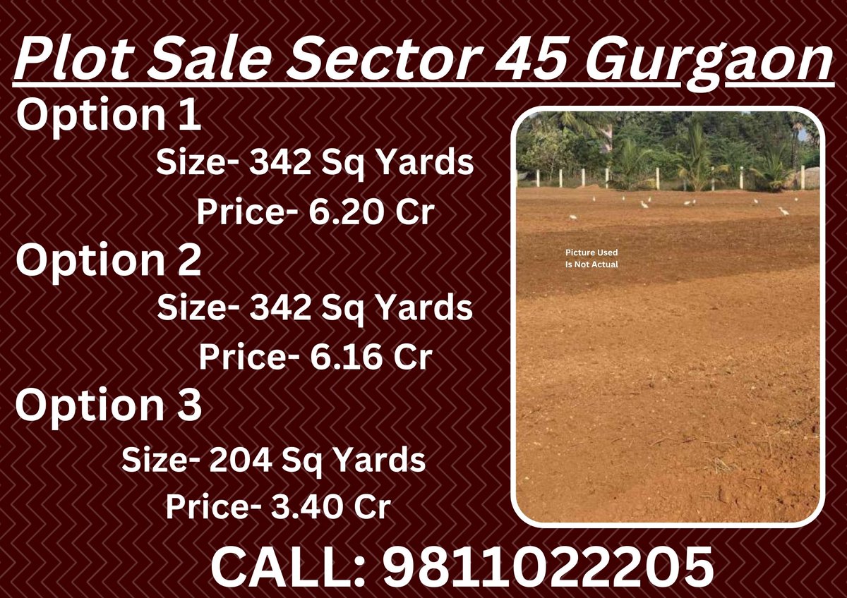 SettlersIndia's tweet photo. Contact Us
9811022205/ 9990065550
Email: settlersindia@gmail.com
Website: https://t.co/3AHlxXiEfl
#plot #sector45 #gurgaon #plotsaleingurgaon https://t.co/tZkn3jhnAM
