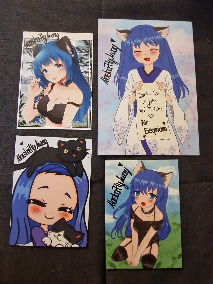 SequionaNeko's tweet photo. Meine Postkarten von @alaskaflyaway sind da π
Nochmal danke fΓΌr den Tausch π₯°
#smileyfront #postkarten https://t.co/AxGBSY04Qd