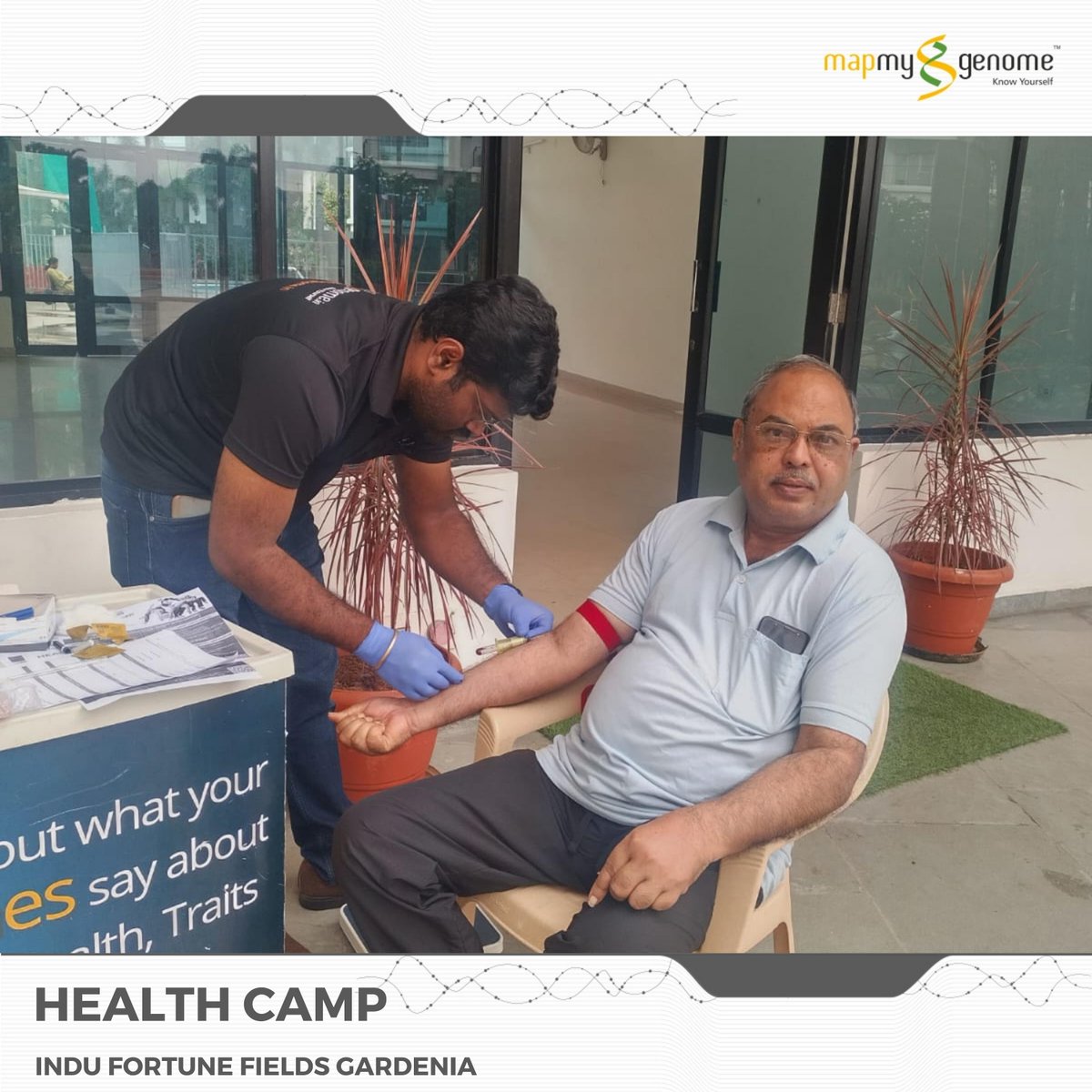 mapmygenome's tweet photo. 👉 Health camp organised at Indu Fortune Fields Gardenia, Hyderabad.
We will be conducting regular health camps as part of our mission to help people focus on their health proactively.
#healthcamp #diagnosticlab #dianostics #diagnostictests #mapmygenome #knowyourself https://t.co/Wjt618TRe1