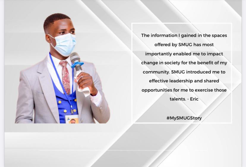 KuchuTimes's tweet photo. Week 3 of the #REOPENSMUG Campaign!
Sharing information with others is important in promoting and pushing for equality in our communities. “SMUG introduced me to effective leadership and shared opportunities for me to exercise those talents. @EricNdawulaGrif
#MySMUGStory https://t.co/5BPAjYi2tY