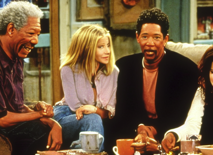 IntIsSoLow's tweet photo. Morgan Freeman as guest star in Friends
#stablediffusion #stablediffusiongui not #stablediffusiondemo #nmkd #ai #aigenerated #aigeneratedart https://t.co/jGNz1ggbeE