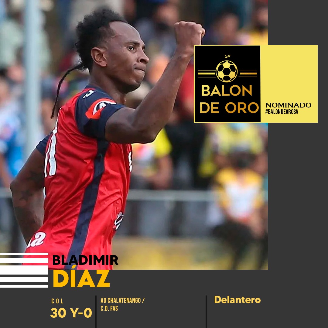 AngelAlv55's tweet photo. Lista de Nominados, Parte 1:
- Marvin Monterroza (@AlianzaFC_sv)
- Bladimir Díaz (@ADChalatenango - @CDeportivoFAS)
- @Andresquejada28 (@CDMarteOficial - @santateclafc) https://t.co/6kW91HJ74h