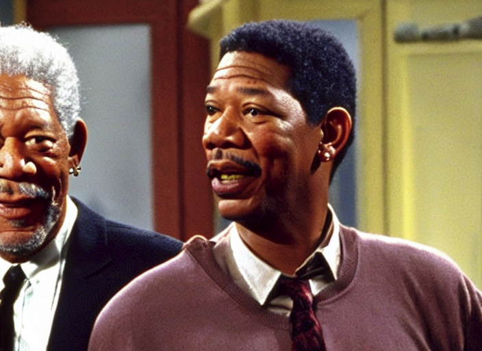 IntIsSoLow's tweet photo. Morgan Freeman as guest star in Friends
#stablediffusion #stablediffusiongui not #stablediffusiondemo #nmkd #ai #aigenerated #aigeneratedart https://t.co/jGNz1ggbeE