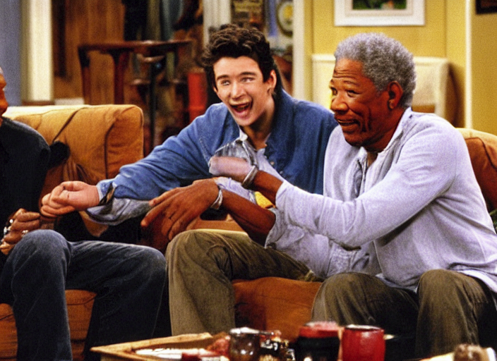 IntIsSoLow's tweet photo. Morgan Freeman as guest star in Friends
#stablediffusion #stablediffusiongui not #stablediffusiondemo #nmkd #ai #aigenerated #aigeneratedart https://t.co/jGNz1ggbeE