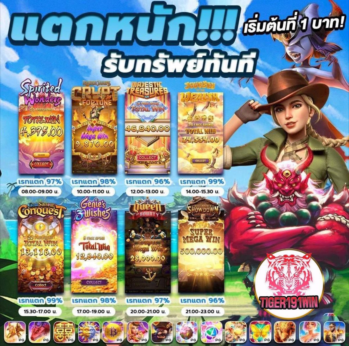 สล็อตแตกง่ายที่สุดในโลก tweet media