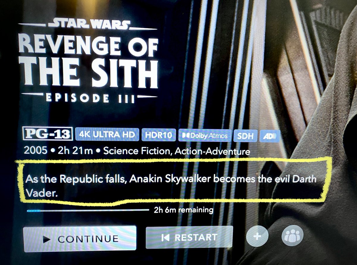 Some minor spoilers from Disney+.