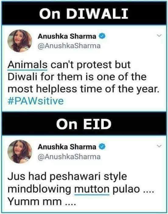 BarnenduR's tweet photo. @AnushkaSharma if these tweets are yours then you are shit hypocrite.#AnushkaShame https://t.co/qXdotvDLEk