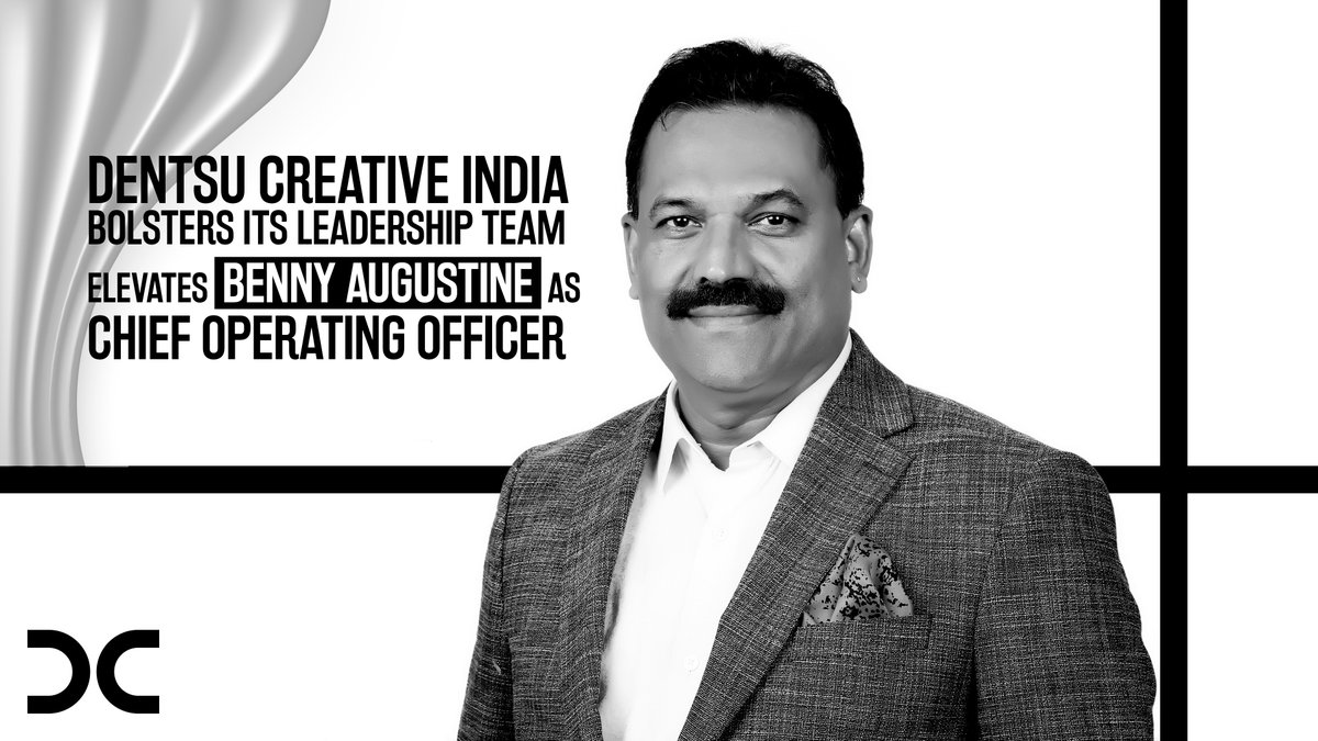 dentsu international india 🇮🇳 (@dentsuin) on Twitter photo While spearheading the operations of DENTSU CREATIVE in India, Benny’s objective will be to build various frameworks, platforms, and business processes through Modern Creativity.
Read more: dentsu.com/in/en/our-news…
<a href="/BennyAugustines/">Benny Augustine</a> While spearheading the operations of DENTSU CREATIVE in India, Benny’s objective will be to build various frameworks, platforms, and business processes through Modern Creativity.
Read more: dentsu.com/in/en/our-news…
<a href="/BennyAugustines/">Benny Augustine</a>