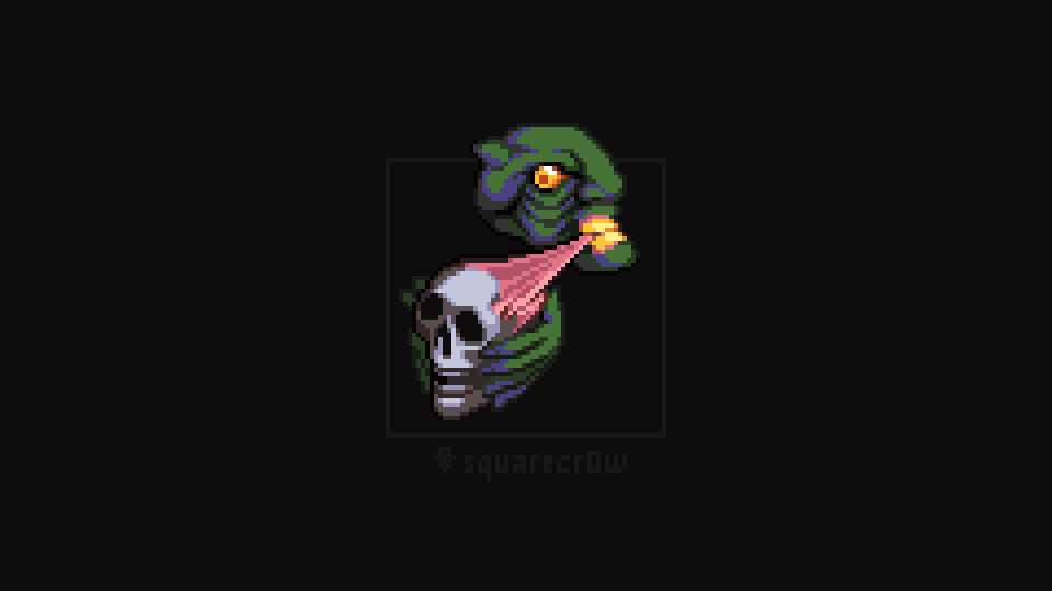 squarecr0w's tweet photo. A #pixelart ghoul for #SKELEWEEN2022 day 16 https://t.co/XrFf8SLtgF