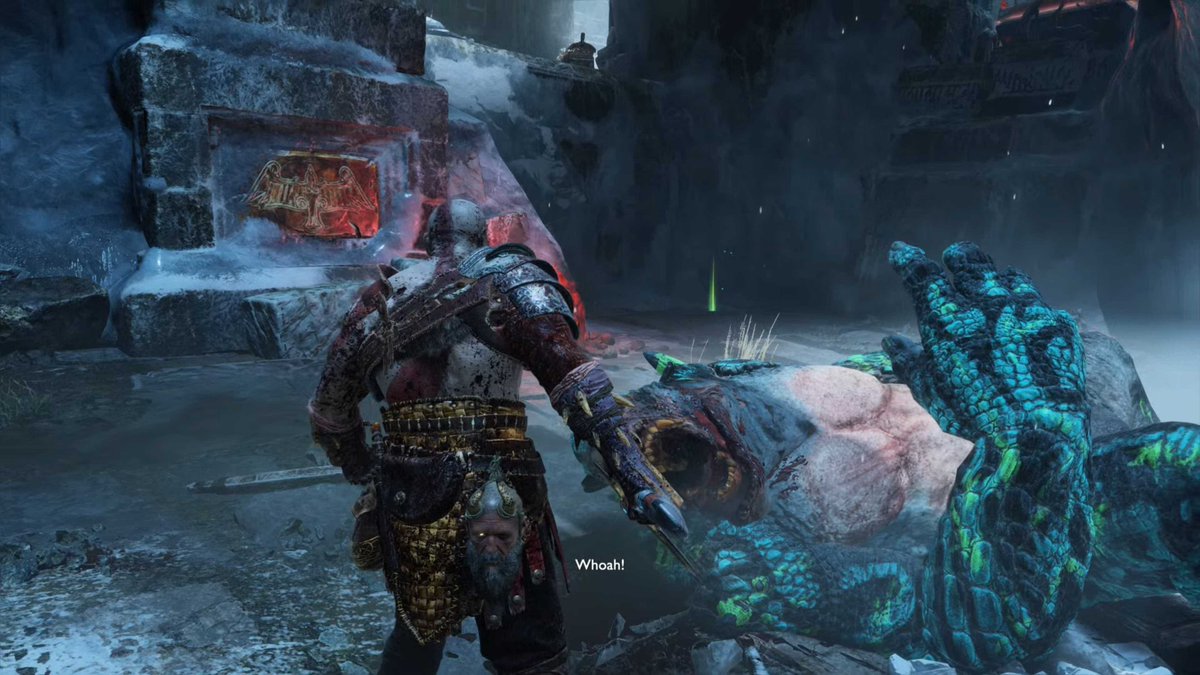 WhoaNeverWoah's tweet photo. It turns out, God of War (2018) might be one of the worst games of all time. Really disappointing and I hope Sony Santa Monica address this controversy. https://t.co/a5czZqMJ04