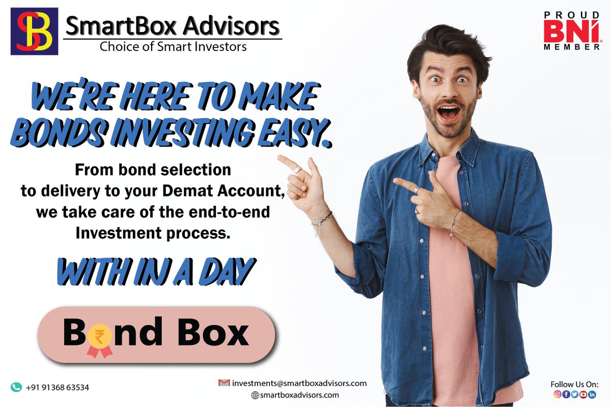SmartboxA's tweet image. Investment is bonds are always safe and secured