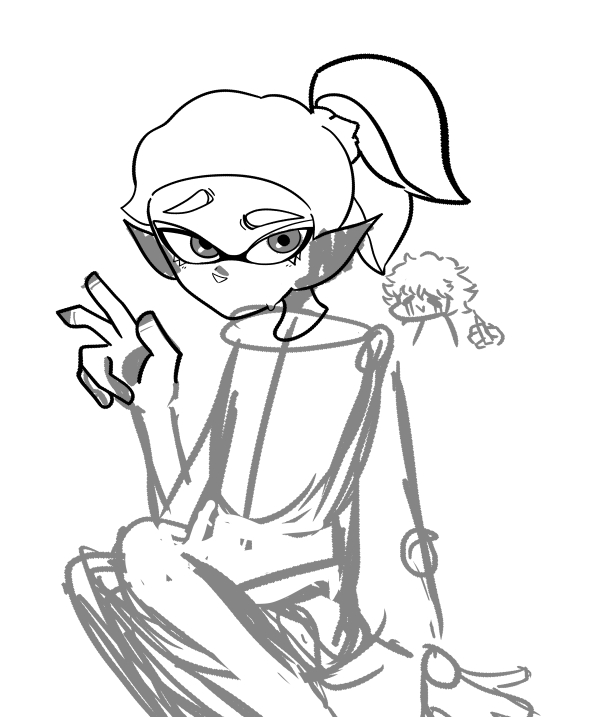 // sleep deprived drawing hours go brrr