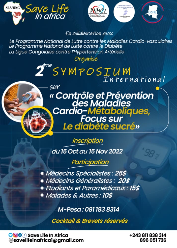 SaveLifeInAfri1's tweet photo. La lutte contre les maladies non transmissibles est une affaire de tous !@cabinetmbungani @FondationDNT @DeniseNyakeru @LongondoEteni @USAID_Haiti @JicaRdc @OMSRDCONGO @OMS_Afrique @MTamfum @MinSanteRDC @JeunesseCN_RDC @MinGenre_RDC @Unikinrdc @bosolonapolitik @TopCongo https://t.co/ubt2SvVIBH