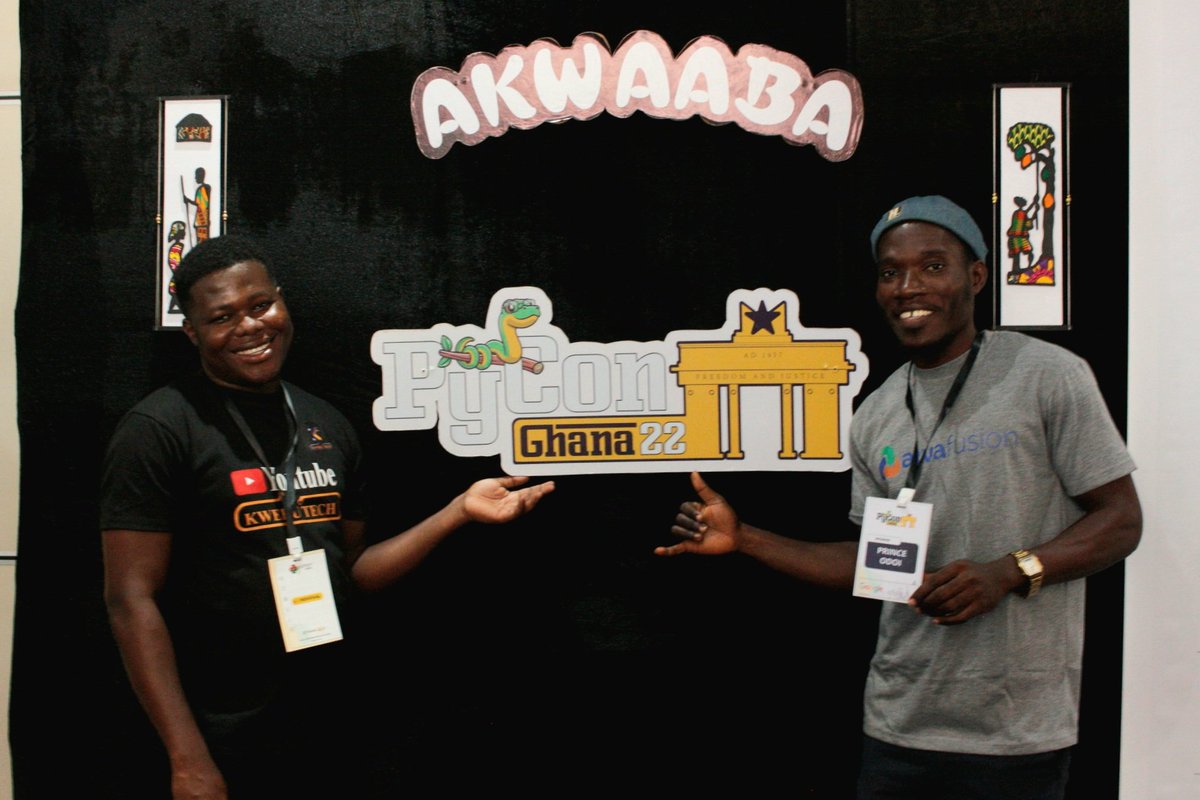 ThaPrinceReigns's tweet image. #pyconghana2022 was a success. Looking forward to the next edition already. Really excited about the #python community in Ghana.
#softwaredeveloper #pythonghana