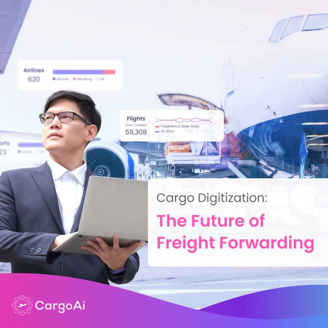cargoai's tweet photo. Air cargo #digitization has enabled #freightoperators to use real-time data in their forecasting and decision-making processes.

With #CargoAi, you can create better customer experiences and real-time decision-making with our #aircargo digital solutions https://t.co/WqF7gVTrWK