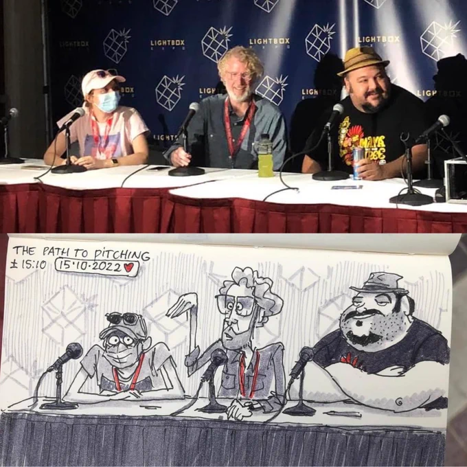 caricatures by Jeremy Hoffman 