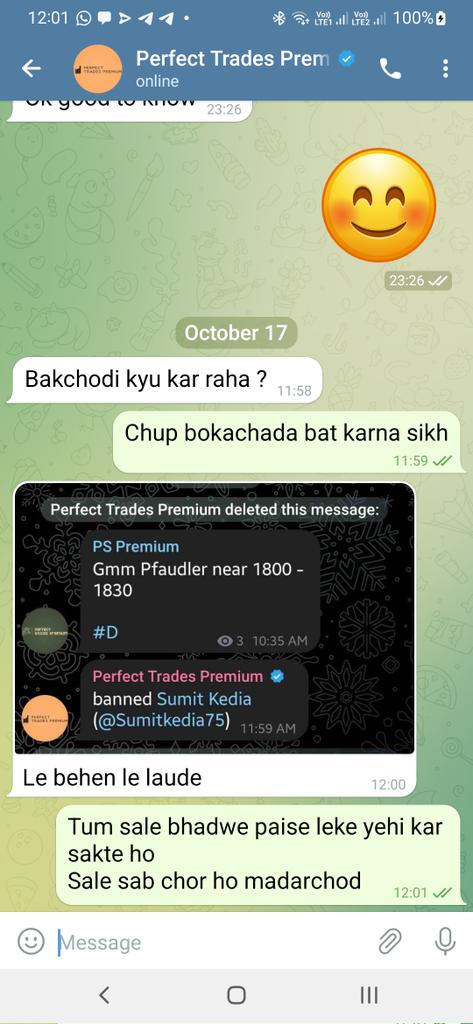 SumitKedia75's tweet photo. @perfecttrades0 Dekh lo inki aukat https://t.co/d5MqCk0t2o