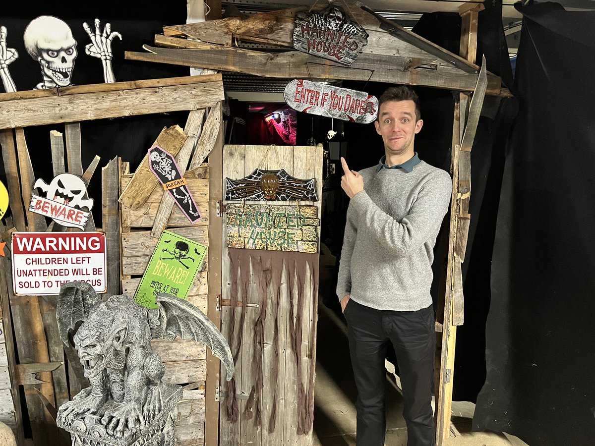 I’m <a href="/ChesterHouse_UK/">The Chester House Estate</a> for a sneak peek at their Halloween event 🧙‍♀️ 

It is EPIC! (And would definitely make <a href="/AmosAnnabel/">Annabel Amos</a> cry ✅😉)

<a href="/BBCNorthampton/">BBC Northamptonshire</a> #halloween