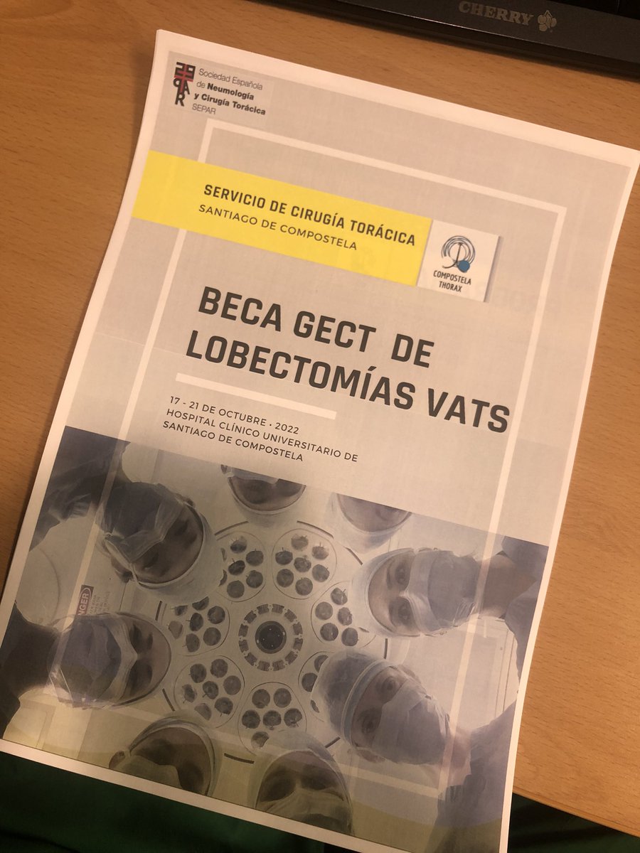 Comienza nuestra semana de la beca @gect_separ de #lobectomias #VATS. Empezamos!! @SeparRespira