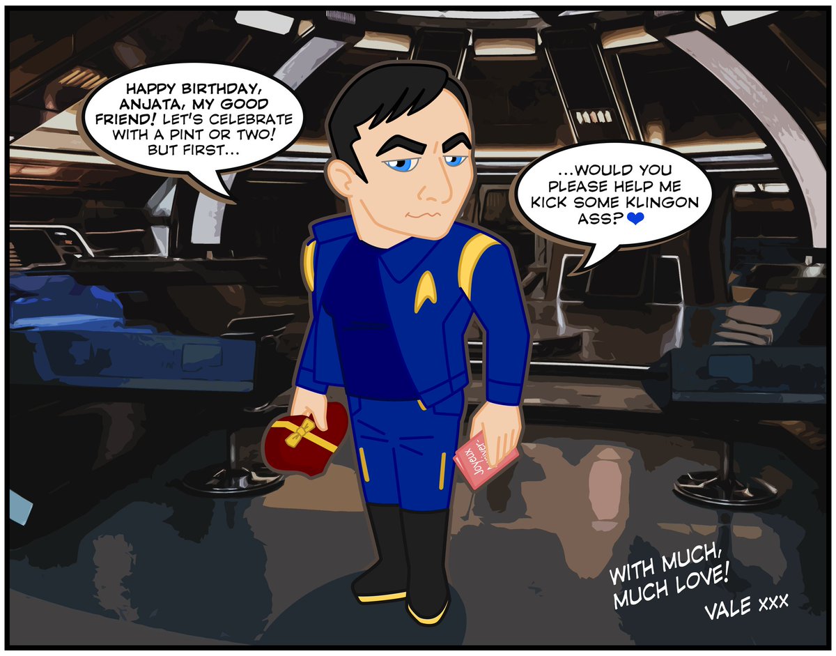 ValeSilingardi's tweet photo. @AnjataLorca Happy birthday, mate!! I can't wait to celebrate tonight ๐ฅณ๐๐ป
I hope my postcard will join you, but I realised this virtual card too ๐ of course the leading role goes to your beloved Captain!!
Wishing you the best birthday ๐๐๐๐
lot of love โค๏ธ
#jasonisaacs #bringbackLorca https://t.co/bV6fLOkJpi