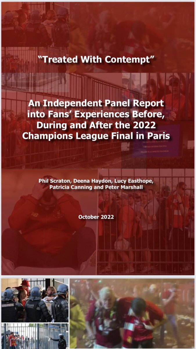 #TreatedWithContempt An important report released today here - please share: law.qub.ac.uk/schools/School… #LFC #ChampionsLeagueFinal2022