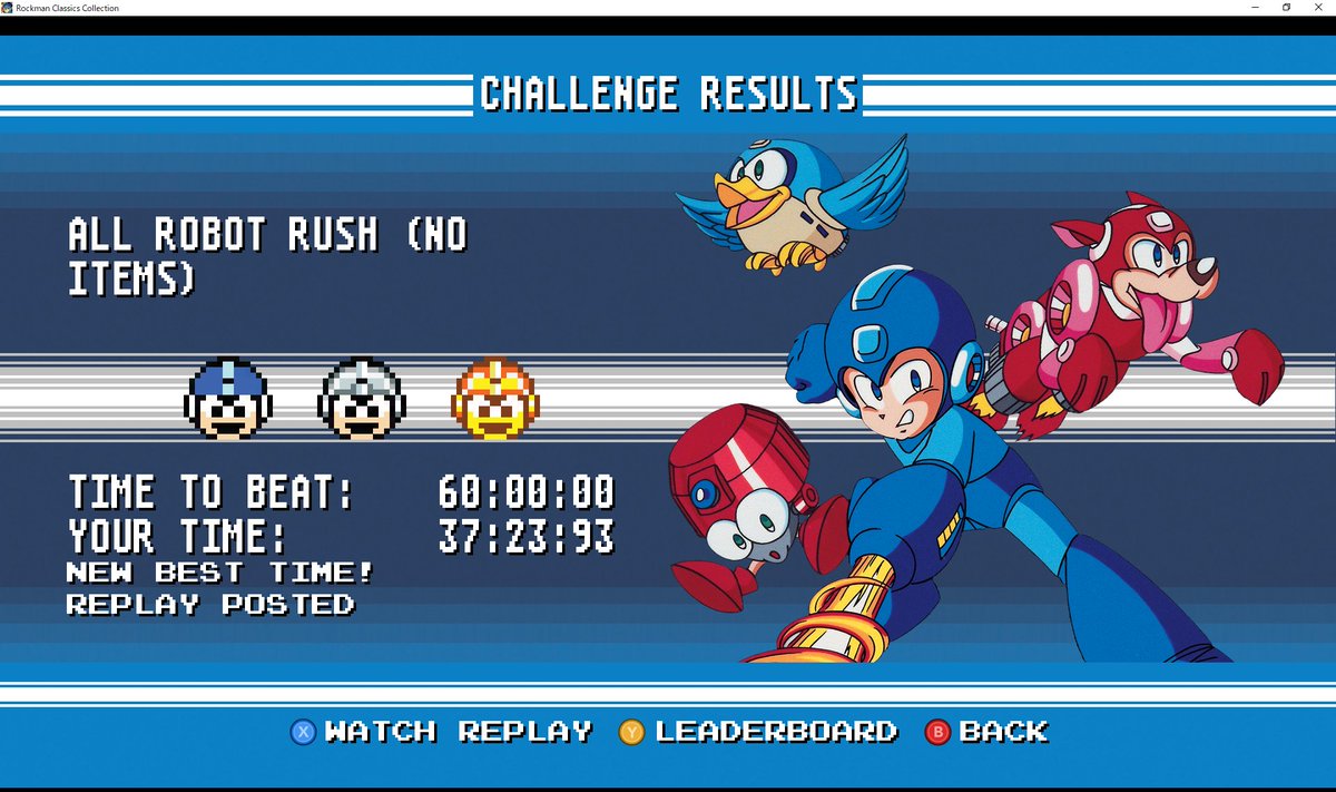Zolbrod's tweet photo. I can now say with full conviction that the hardest classic MM boss to do without items is Needle Man. #Megaman #legacycollection #allrobotrush #noitems https://t.co/YrRi7N1ysx