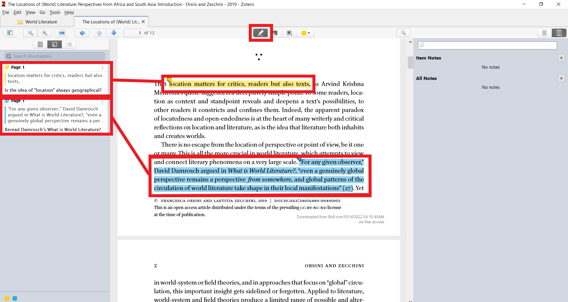 Mushtaq Bilal, PhD on Twitter "Zotero's inbuilt Note Editor can