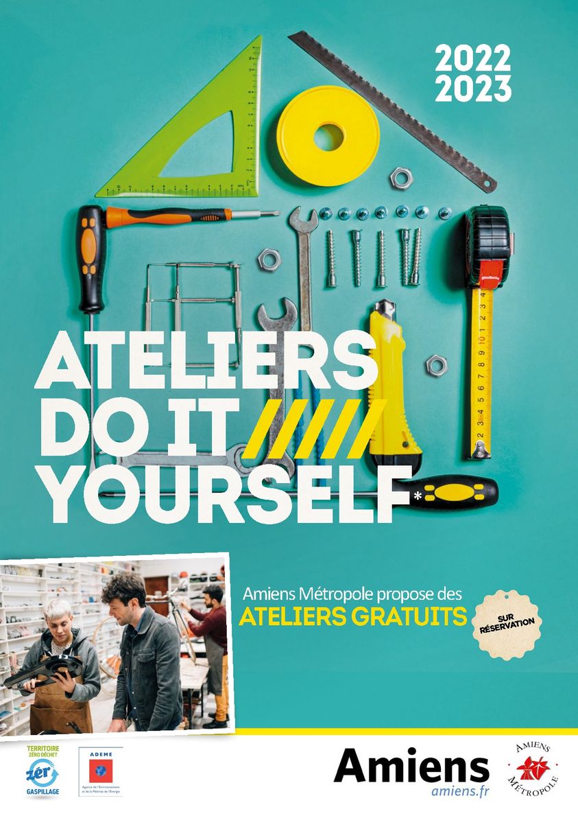 AmiensMetropole's tweet photo. [ #ZeroGaspi ♻ ] Fabriquer son composteur, construire une remorque pour son vélo, apprendre à réparer au lieu de jeter... 
Autant d'ateliers DIY gratuits proposés par #AmiensMétropole et ses partenaires.
Les  prochaines dates 👉 https://t.co/bOCBeHL2gL https://t.co/qBljYsl8R8