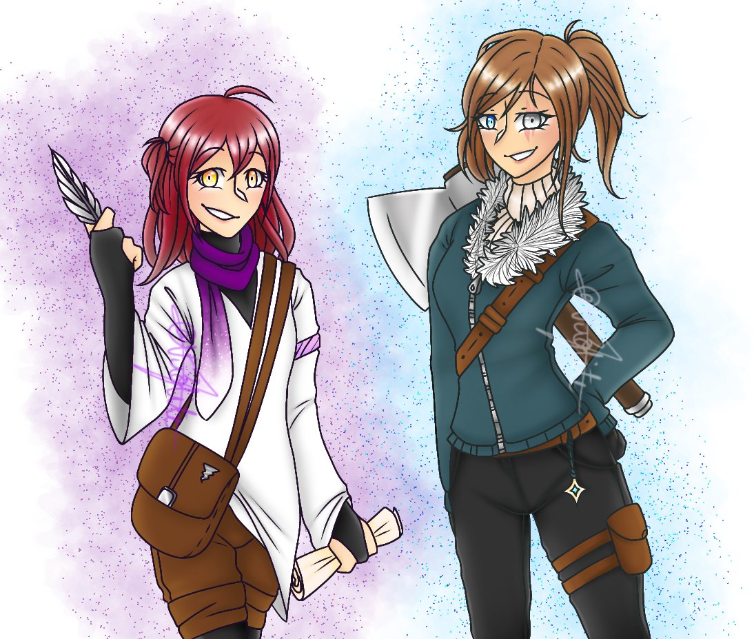 _Violite_'s tweet photo. So sorry for not posting for like, A MONTH AND MORE, but here have my old drawings of me and my friends old persona redesign ^^"
#olddrawing #oldart #redesign #oldpersona #mypersona https://t.co/5XiE0d7Lzk