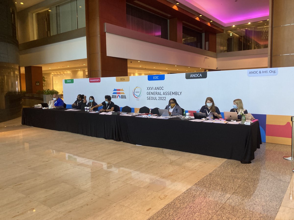 insidethegames's tweet photo. Final touches are being made to the COEX Convention Centre in Seoul as officials continue to arrive for the #ANOCGeneralAssembly
Reporters @geoffberkeley and @pburke_CL1907 will be providing a LIVE BLOG of the key annual meeting
Visit https://t.co/ox79hheQ7C https://t.co/1u6FW4AbNV