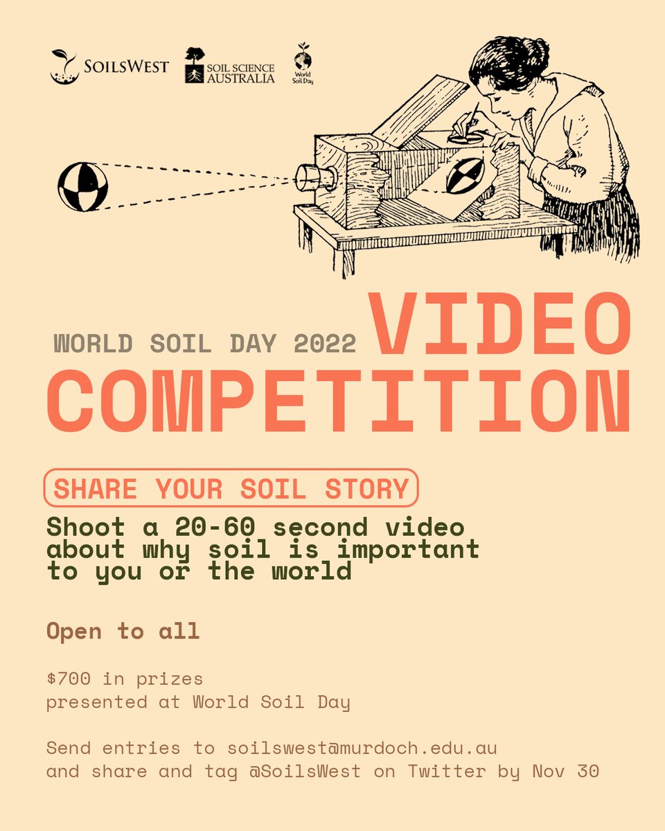 Share your soil story 🎥 #WorldSoilDay 20-60 second video comp open! Tell the world why soil matters and share in $700 of prize money 🏆