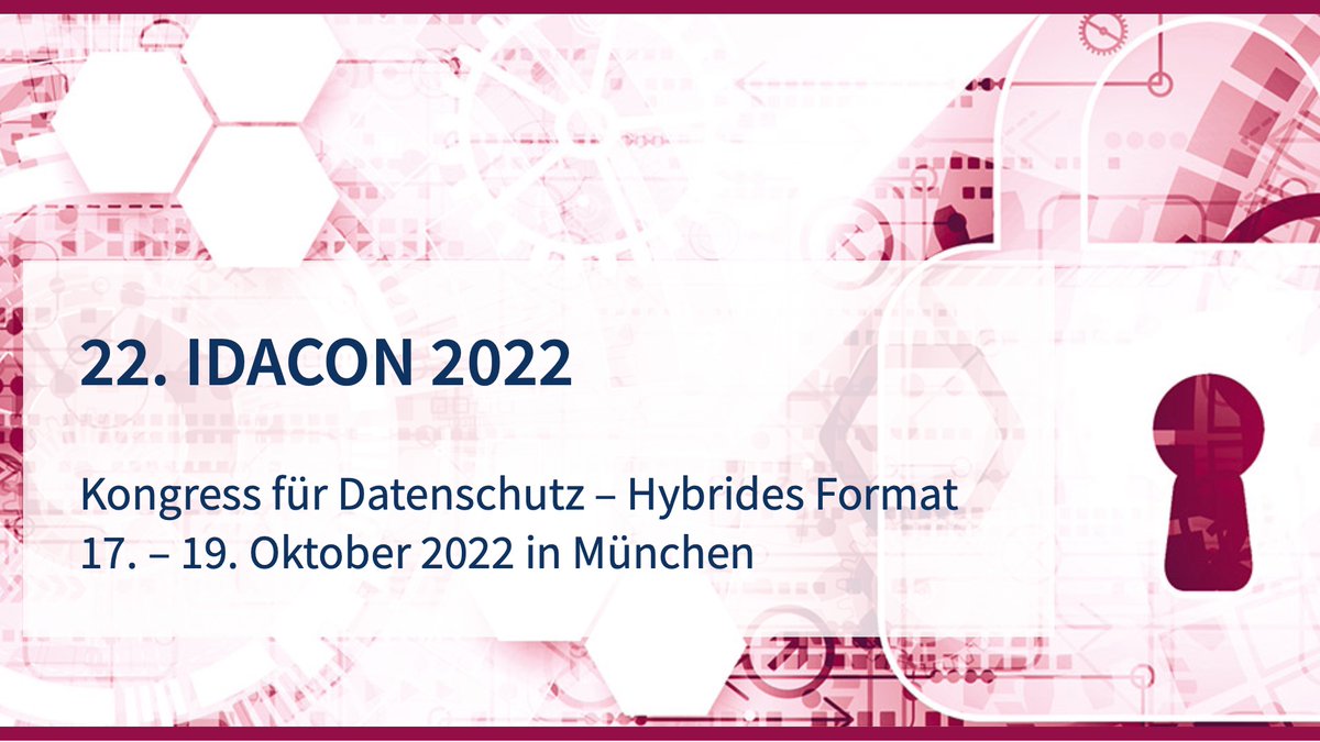 polypoly's tweet image. Wir sind dabei #Idacon2022
Es geht um #Datenschutz , Bezahlen mit #Daten , #CloudComputing und die #DSGVO
Am 18. Oktober, von 9:00 bis 10:00 hält Thorsten Dittmar einen Vortrag zum Thema »Automatisierung der DSGVO - So geht&apos;s!«
Tickets &amp;amp; Livestream, hier👉 idacon.de/kongress-tag-2/