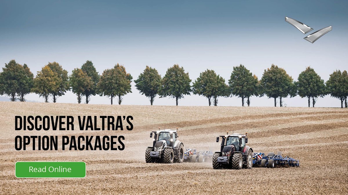Valtra offers hundreds of different accessories and options, adding up to an infinite number of combinations. Because picking and choosing can be difficult, Valtra now offers cost-effective option packages to help you with decision-making.
rwcrawford.co.uk/discover-valtr…

<a href="/ValtraGlobal/">Valtra</a>