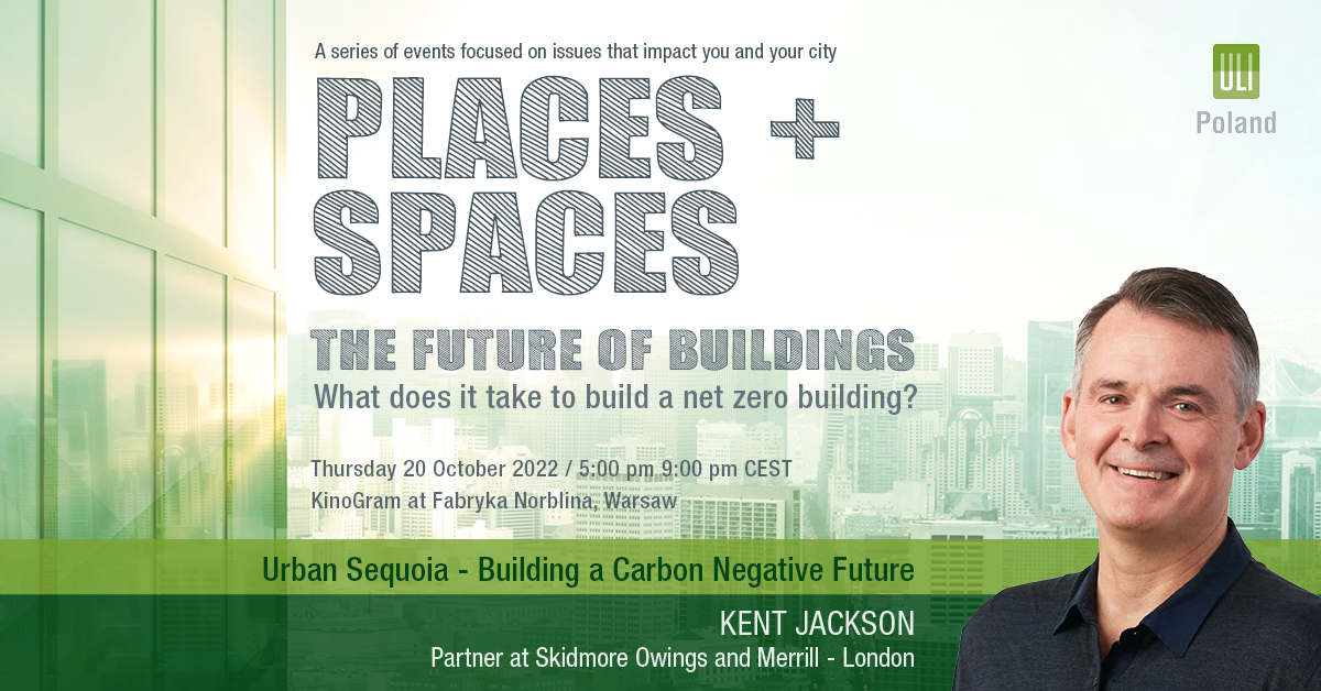 ULIPoland's tweet photo. What if #buildings could act like #trees—capturing carbon, purifying the air, and regenerating the environment? Join us to listen to Architect and SOM Partner Kent Jackson describes the concept of #UrbanSequoia. -> Learn more &amp; #register https://t.co/rBM0OyQmNl https://t.co/OhXwzZhzoA