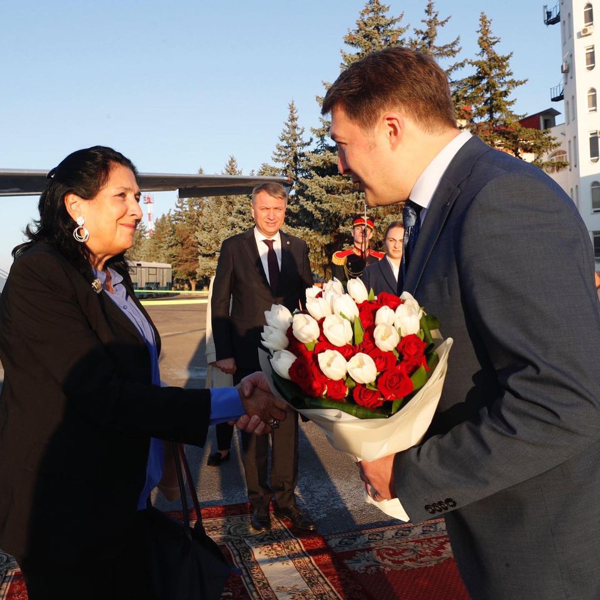 On my first working visit to Moldova. Georgia and Moldova have become close partners on the road to European integration. In these difficult times, our voice needs to remain united. I look forward to meeting with President @sandumaiamd and Moldovan leaders.