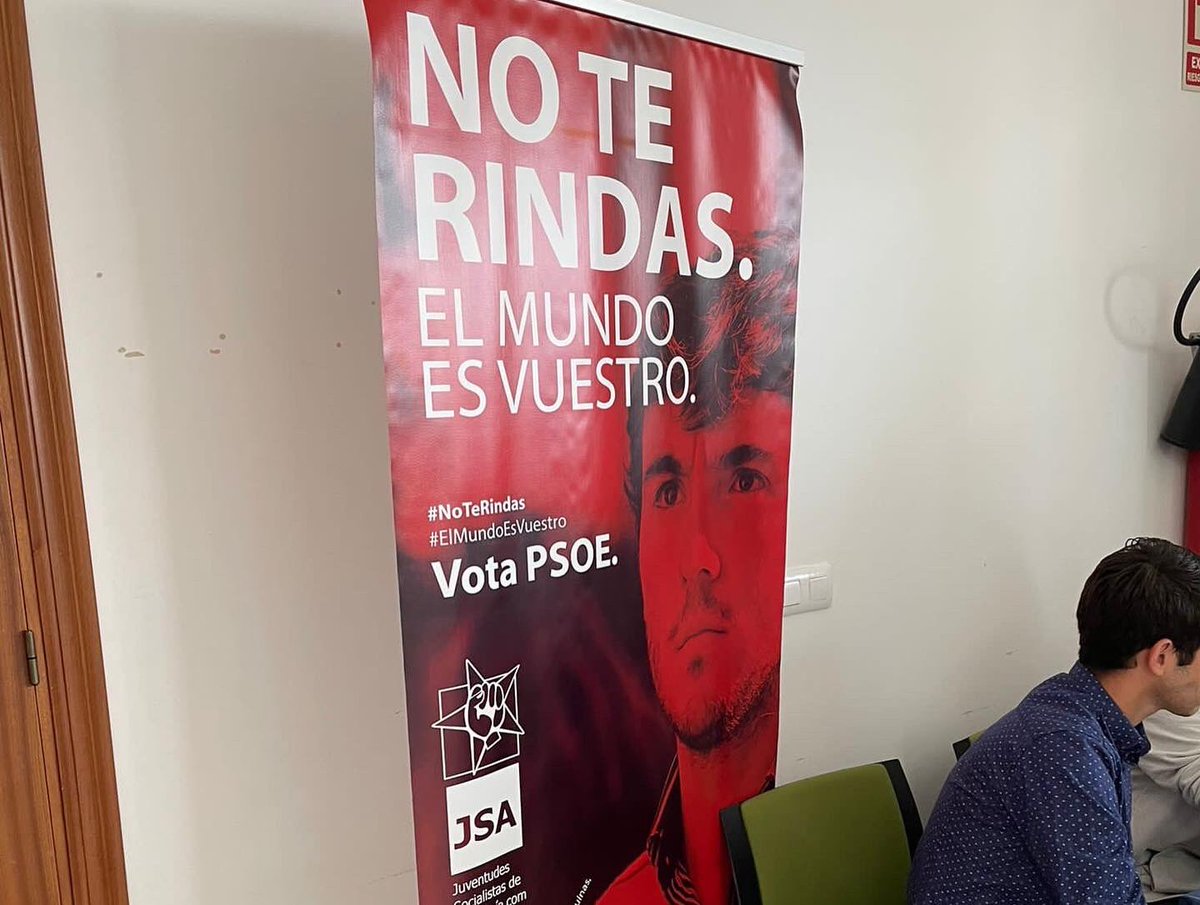 jsa_lebrija's tweet photo. Seguimos abriéndonos al futuro con voluntad, ganas e ilusión, latiendo con más fuerza 💪🏼
#JSA #JSASevilla #Sevilla #LatiendoConMasFuerza #Juventudes #JuventudesSocialistas #Socialistas #Lebrija #JSE https://t.co/x9m5n7vysx